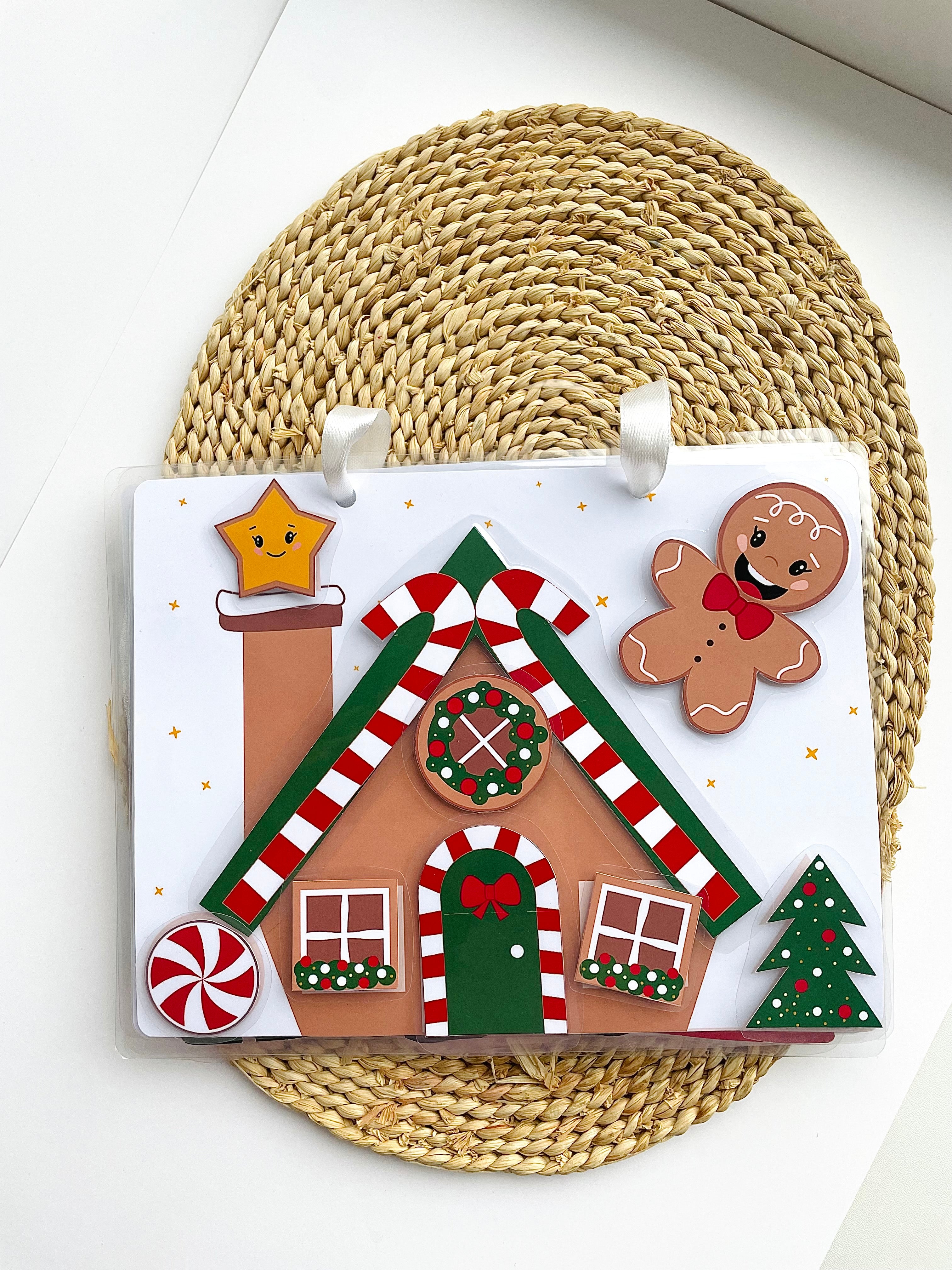 Ziemassvētku lipekļu grāmatiņa