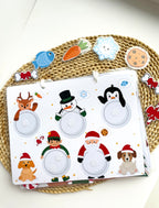 Ziemassvētku lipekļu grāmatiņa