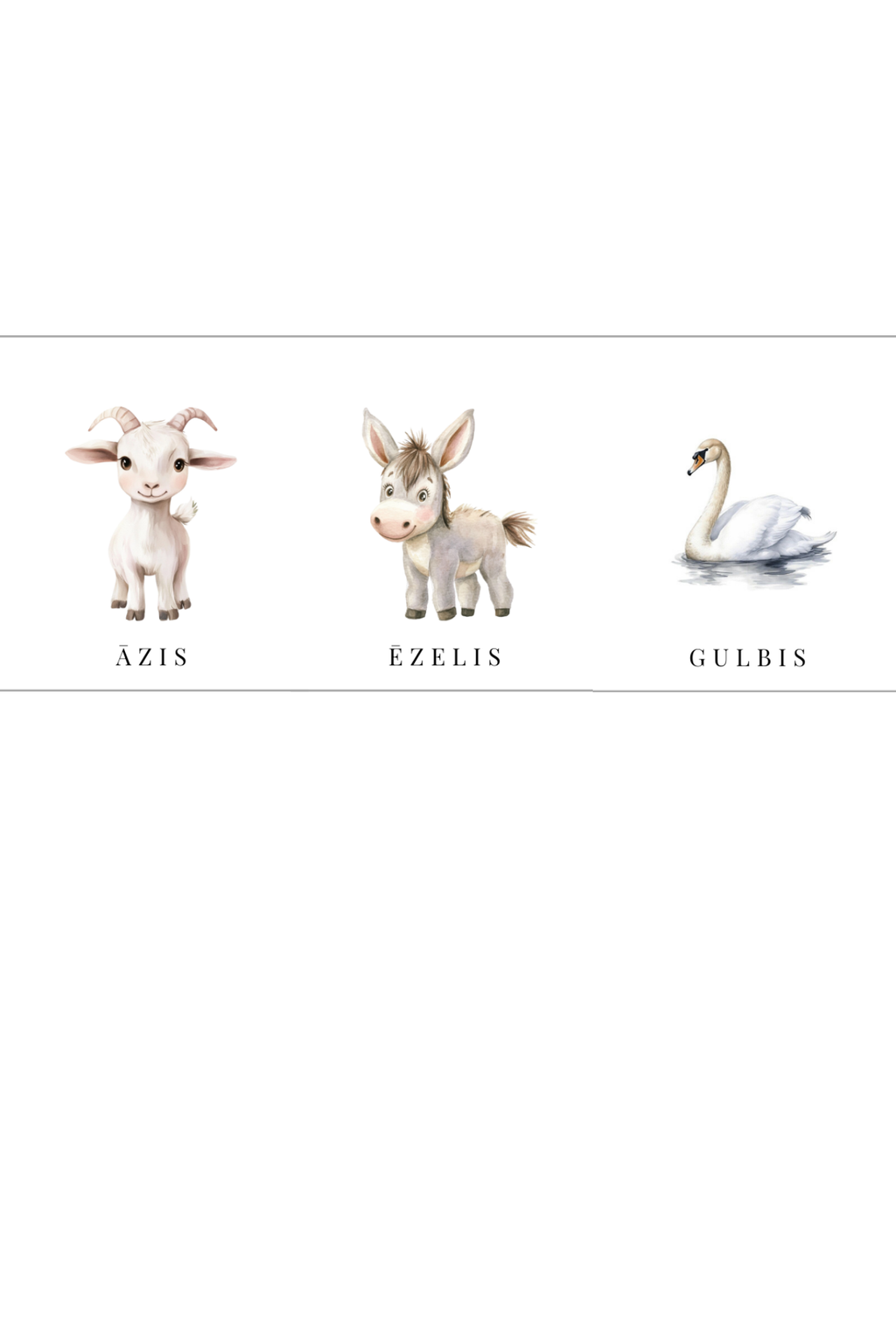 Dzīvienku kartītes.